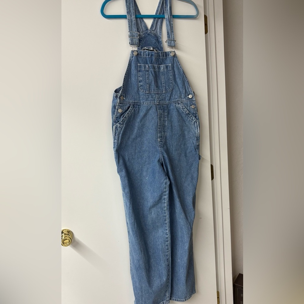 New Legends Vintage Girls Denim Overalls SZ XL